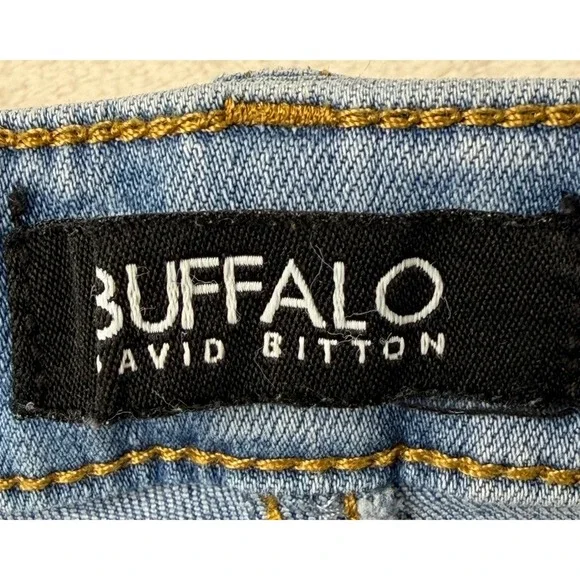 Buffalo David Bitton Mollie High Rise Stretch Skinny Jeans Womens 4 light‎ wash - Picture 6 of 10